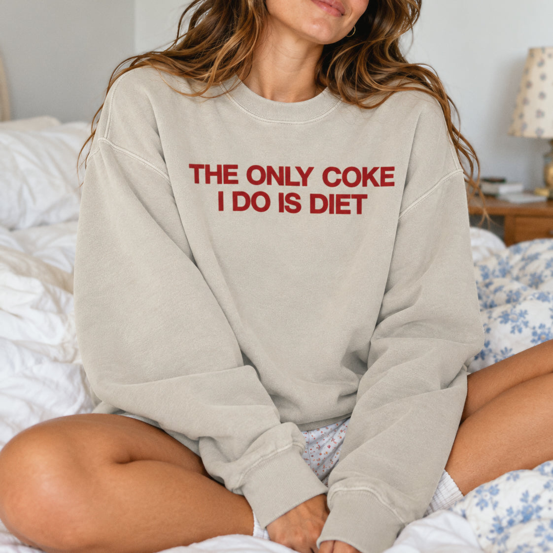 The Only Coke I Do Is Diet Crewneck (Oversized)