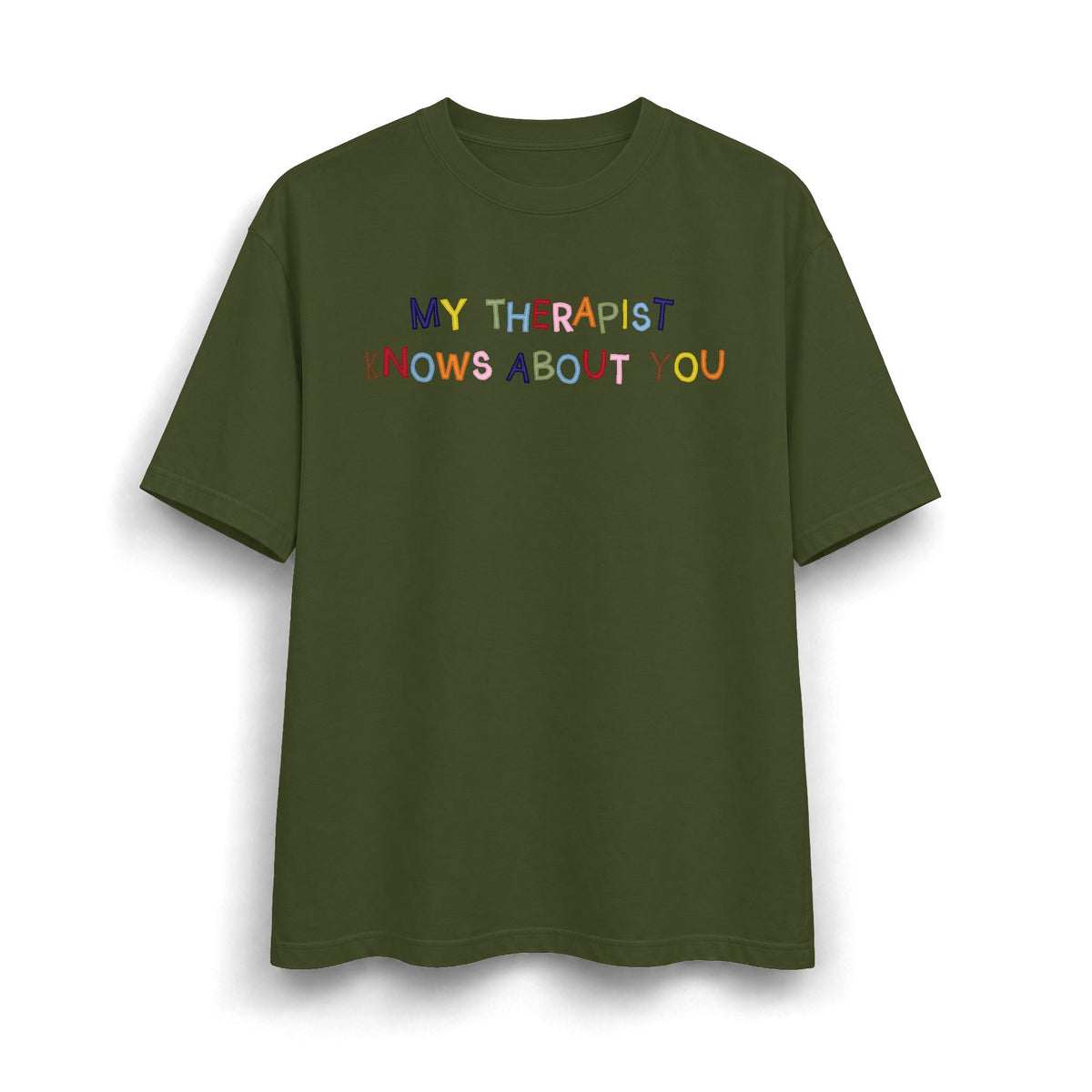 My Therapist Knows About You Heavyweight T-Shirt
