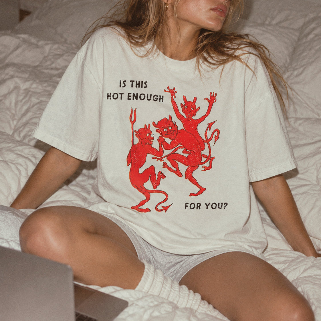 Is This Hot Enough For You? Heavyweight T-Shirt