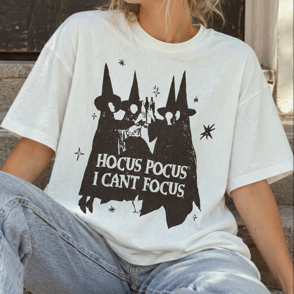 Hocus Pocus I Can't Focus Heavyweight T-Shirt