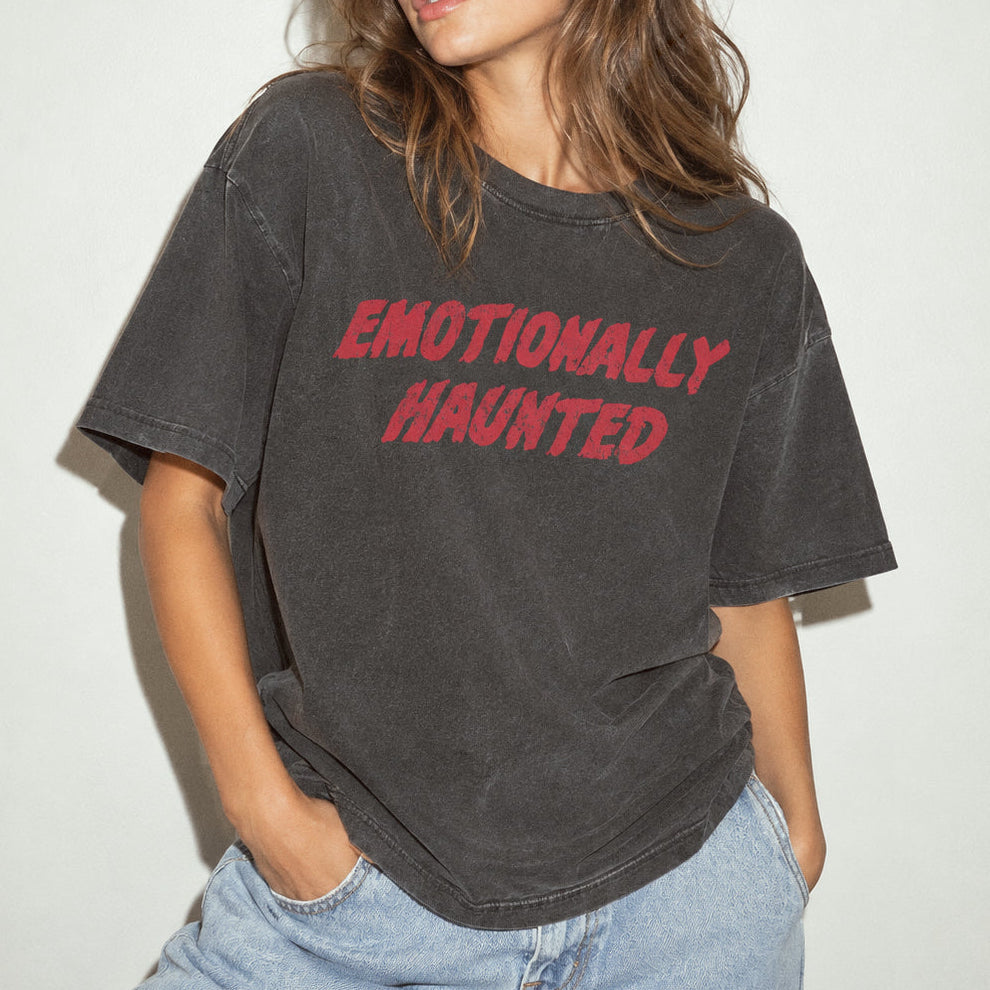 Emotionally Haunted Heavyweight T-Shirt